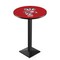 Holland Bar Stool Co 36" Blk Wrinkle Wisconsin "Badger" Pub Table L217B3628WI-Bdg - alternate 1